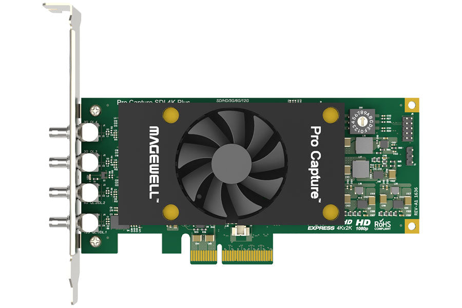 未使用Magewell Pro Capture Dual SDI 4K Plus Magewell Pro Capture Dual SDI 4K Plus - 4K SDI Capture Board
